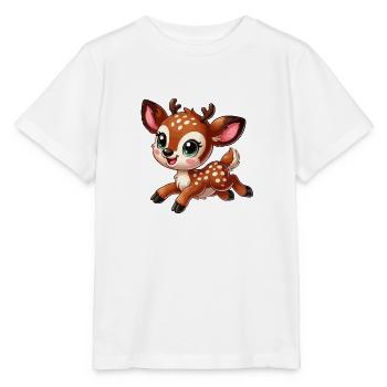 Hirsche jung - Stanley/Stella Kinder T-Shirt MINI CREATOR  - Weiß - Vorne - Maike (125cm)