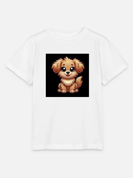 Niedlicher Hund - Stanley/Stella Kinder T-Shirt MINI CREATOR  - Weiß