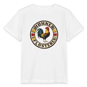 Hühnerflüsterer - chicken whisperer 090437 - Stanley/Stella Kinder T-Shirt MINI CREATOR  - Weiß - Vorne - Maike (125cm)