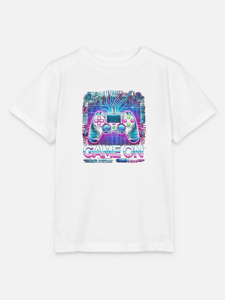 GAME ON - Stanley/Stella Kinder T-Shirt MINI CREATOR - Weiß