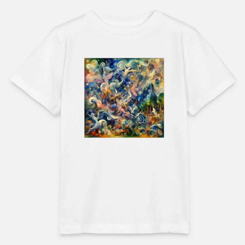 Conception Marc Chagall - T-shirt bio MINI CREATOR Stanley/Stella Enfant - blanc