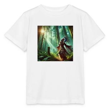 Shaman in Trance (A) - Stanley/Stella MINI CREATOR Kids’ T-Shirt - white - Front - Maike (125cm)