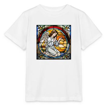 Praying Angel, Engel - Stanley/Stella Kinder T-Shirt MINI CREATOR  - Weiß - Vorne - Maike (125cm)