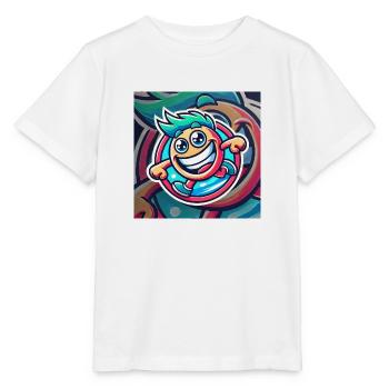 Happy Cartoon Atmosphere - Stanley/Stella MINI CREATOR Kids’ T-Shirt - white - Front - Maike (125cm)