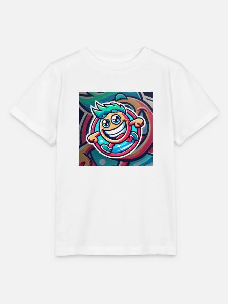 Fröhliche Cartoon-Atmosphäre - Stanley/Stella Kinder T-Shirt MINI CREATOR - Weiß