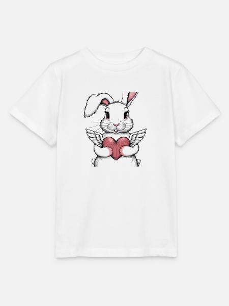 Rabbit 1 - Stanley/Stella Kinder T-Shirt MINI CREATOR  - Weiß