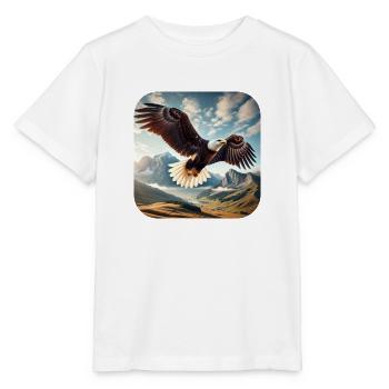 Bald eagle - Stanley/Stella MINI CREATOR Kids’ T-Shirt - white - Front - Maike (125cm)