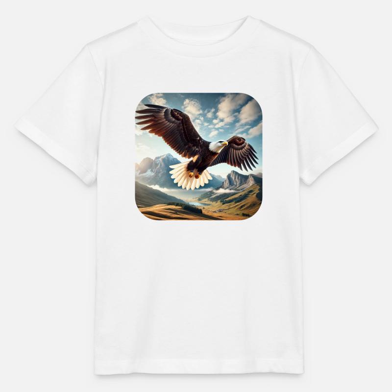 Weißkopfseeadler - Stanley/Stella Kinder T-Shirt MINI CREATOR  - Weiß