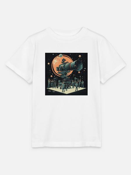 Camera stars - Stanley/Stella Kinder T-Shirt MINI CREATOR - Weiß