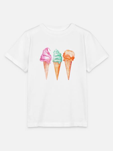 Eiskrem Glace - Stanley/Stella Kinder T-Shirt MINI CREATOR - Weiß
