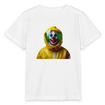 Verrückter Clown im Seuchenschutzanzug - Stanley/Stella Kinder T-Shirt MINI CREATOR  - Weiß - Vorne - Maike (125cm)