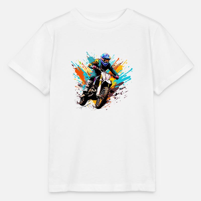 Motocross - T-shirt bio MINI CREATOR Stanley/Stella Enfant - blanc