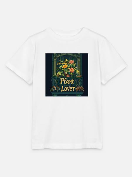 Plant lover - Stanley/Stella Kinder T-Shirt MINI CREATOR  - Weiß