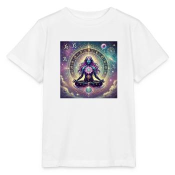 Awaken your spiritual energy - Stanley/Stella MINI CREATOR Kids’ T-Shirt - white - Front - Maike (125cm)
