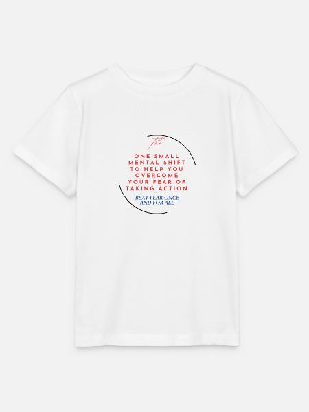 Überwindung der Angst - Stanley/Stella Kinder T-Shirt MINI CREATOR - Weiß