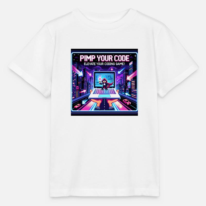 PimpYourCode - Stanley/Stella Kinder T-Shirt MINI CREATOR  - Weiß