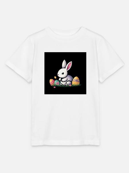 Fluffige Osterfreude - Stanley/Stella Kinder T-Shirt MINI CREATOR - Weiß