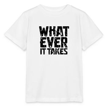 WHAT EVER IT TAKES - Stanley/Stella Kinder T-Shirt MINI CREATOR  - Weiß - Vorne - Maike (125cm)