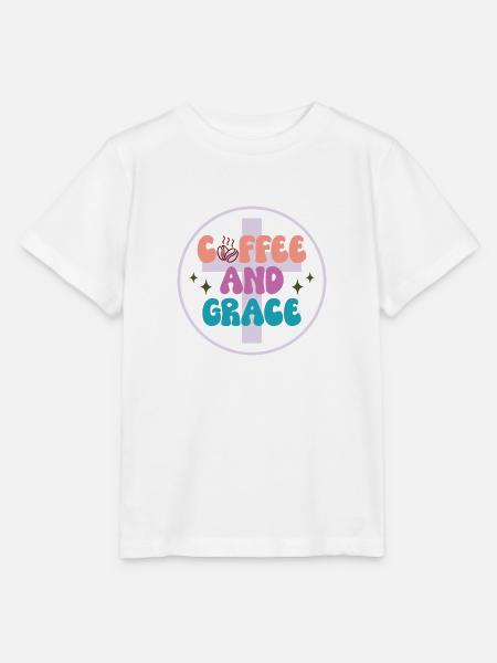 Kaffee & Gnade - Stanley/Stella Kinder T-Shirt MINI CREATOR - Weiß