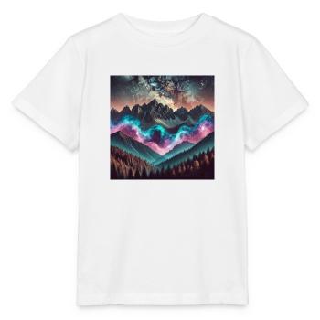 Surreal cityscape - Stanley/Stella MINI CREATOR Kids’ T-Shirt - white - Front - Maike (125cm)