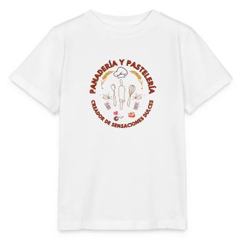 Bäckerei und Konditorei, Schöpfer von Delikatessen - Stanley/Stella Kinder T-Shirt MINI CREATOR  - Weiß - Vorne - Maike (125cm)