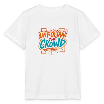 Unfollow the Crowd – Pixel Graffiti - Stanley/Stella MINI CREATOR Kids’ T-Shirt - white - Front - Maike (125cm)