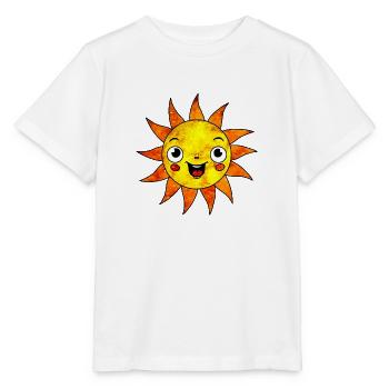 Cosmic Sun - Stanley/Stella MINI CREATOR Kids’ T-Shirt - white - Front - Maike (125cm)