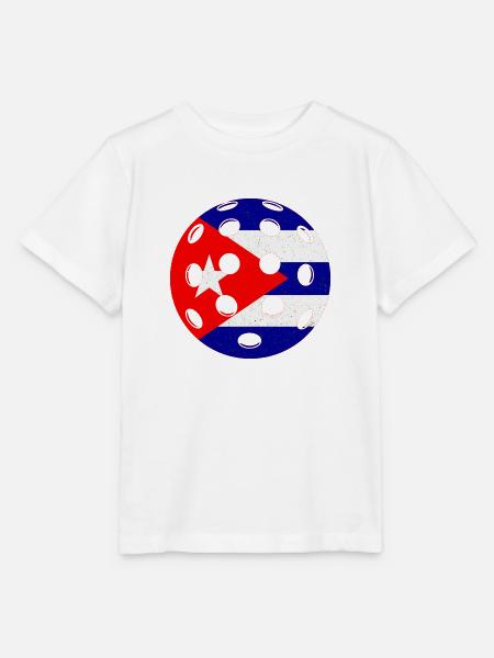 Pickleball Kuba - Stanley/Stella Kinder T-Shirt MINI CREATOR - Weiß