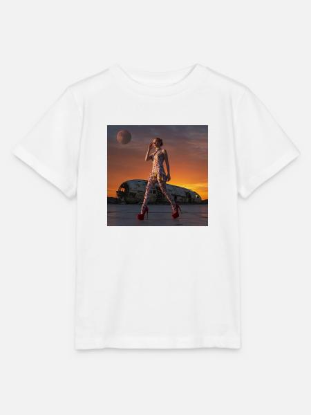Sunset Vibe - Stanley/Stella Kinder T-Shirt MINI CREATOR - Weiß