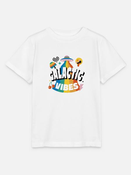 Galactic Vibes - Stanley/Stella Kinder T-Shirt MINI CREATOR  - Weiß