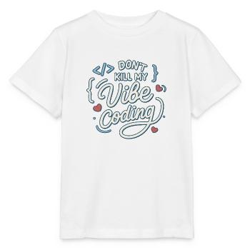Vibe-Codierung - Stanley/Stella Kinder T-Shirt MINI CREATOR  - Weiß - Vorne - Maike (125cm)