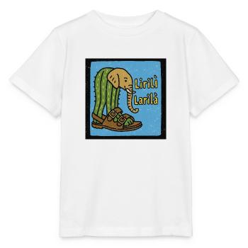 Lirili Larila Elephant - Italian Brainrot - Stanley/Stella MINI CREATOR Kids’ T-Shirt - white - Front - Maike (125cm)