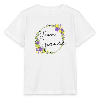 Team Spouse non binary/Team Verfiancé non binary - Stanley/Stella MINI CREATOR Kids’ T-Shirt - white - Front - Maike (125cm)