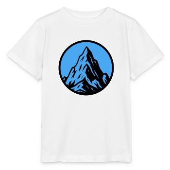 Icône de la montagne Montagnes de montagne - T-shirt bio MINI CREATOR Stanley/Stella Enfant - blanc - Devant - Maike (125cm)
