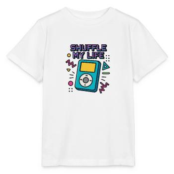 Shuffle your life - Stanley/Stella Kinder T-Shirt MINI CREATOR  - Weiß - Vorne - Maike (125cm)