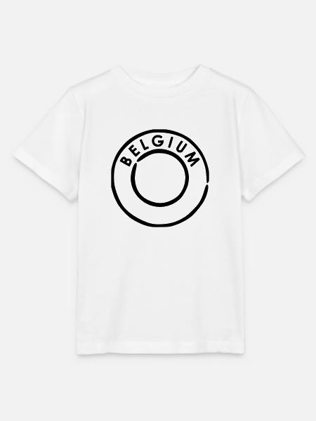 Belgien - Belgium - Stanley/Stella Kinder T-Shirt MINI CREATOR  - Weiß