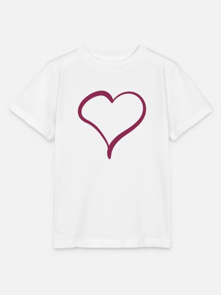 Herz - Stanley/Stella Kinder T-Shirt MINI CREATOR - Weiß