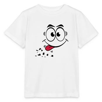 Gesicht Zunge 1 - Stanley/Stella Kinder T-Shirt MINI CREATOR  - Weiß - Vorne - Maike (125cm)