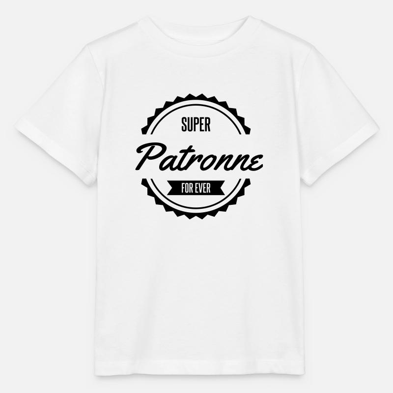 super patronne chef - T-shirt bio MINI CREATOR Stanley/Stella Enfant - blanc