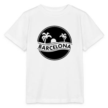 Barcelona - Stanley/Stella Kinder T-Shirt MINI CREATOR  - Weiß - Vorne - Maike (125cm)