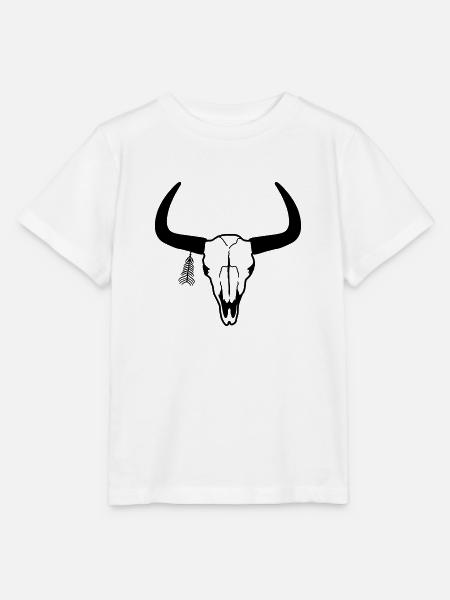 Schädel - Stanley/Stella Kinder T-Shirt MINI CREATOR - Weiß