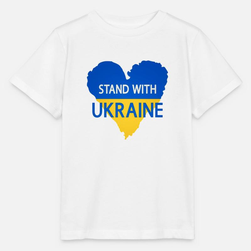 Ukraine - Stanley/Stella Kinder T-Shirt MINI CREATOR  - Weiß