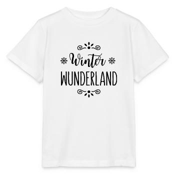 Winter Wunderland - Stanley/Stella Kinder T-Shirt MINI CREATOR  - Weiß - Vorne - Maike (125cm)