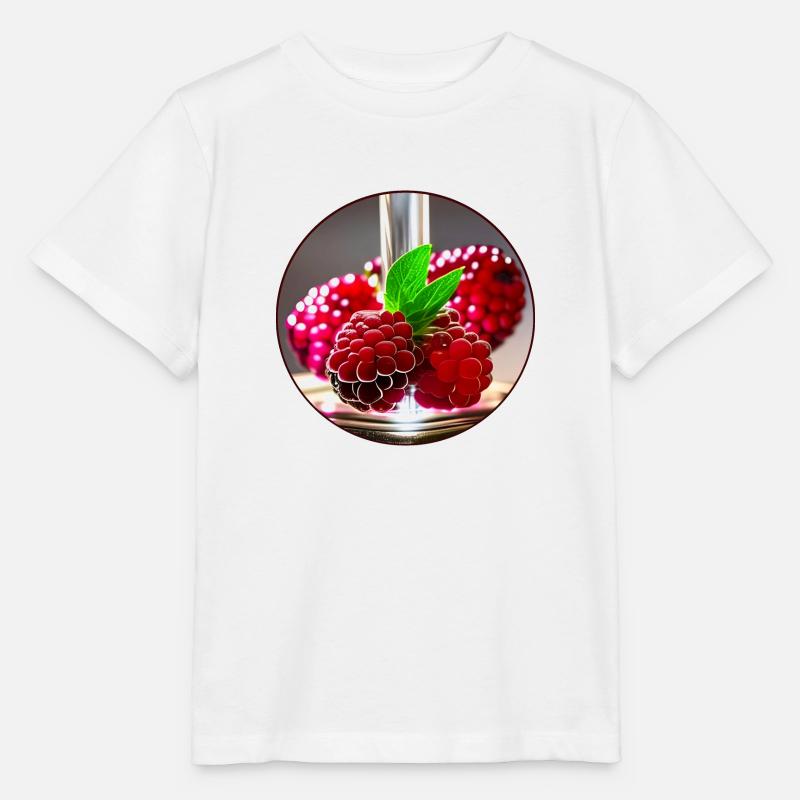 Süße, feuchte, leuchtende Himbeere - Stanley/Stella Kinder T-Shirt MINI CREATOR  - Weiß