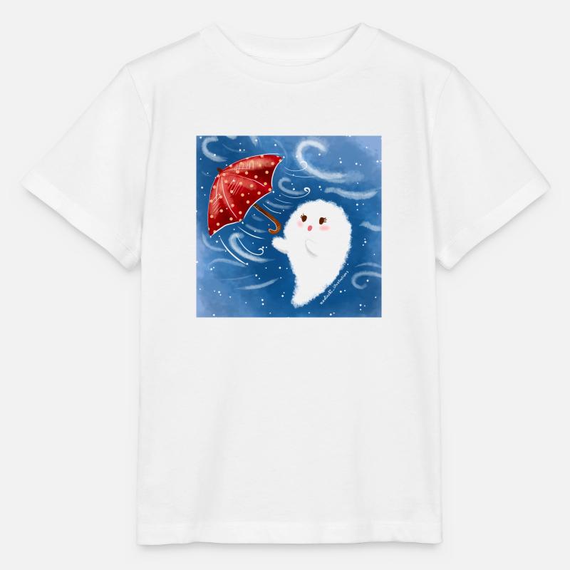 Jours orageux - T-shirt bio MINI CREATOR Stanley/Stella Enfant - blanc