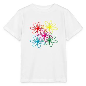 Flower Flower Plant - T-shirt bio MINI CREATOR Stanley/Stella Enfant - blanc - Devant - Maike (125cm)