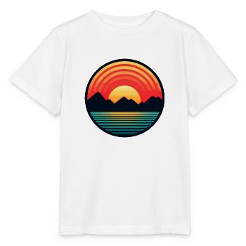 Sunset - Stanley/Stella MINI CREATOR Kids’ T-Shirt - white - Front - Maike (125cm)
