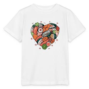 Die Liebe zu Sushi - Stanley/Stella Kinder T-Shirt MINI CREATOR  - Weiß - Vorne - Maike (125cm)