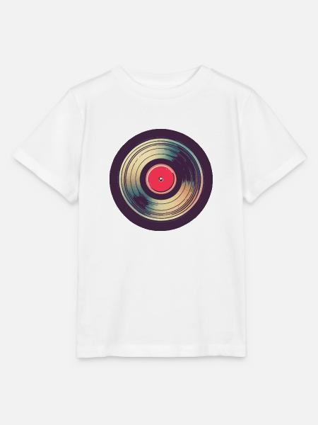 Retro Schallplatte - Stanley/Stella Kinder T-Shirt MINI CREATOR  - Weiß