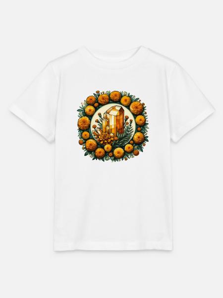 Citrin-Ringelblumen - Stanley/Stella Kinder T-Shirt MINI CREATOR - Weiß